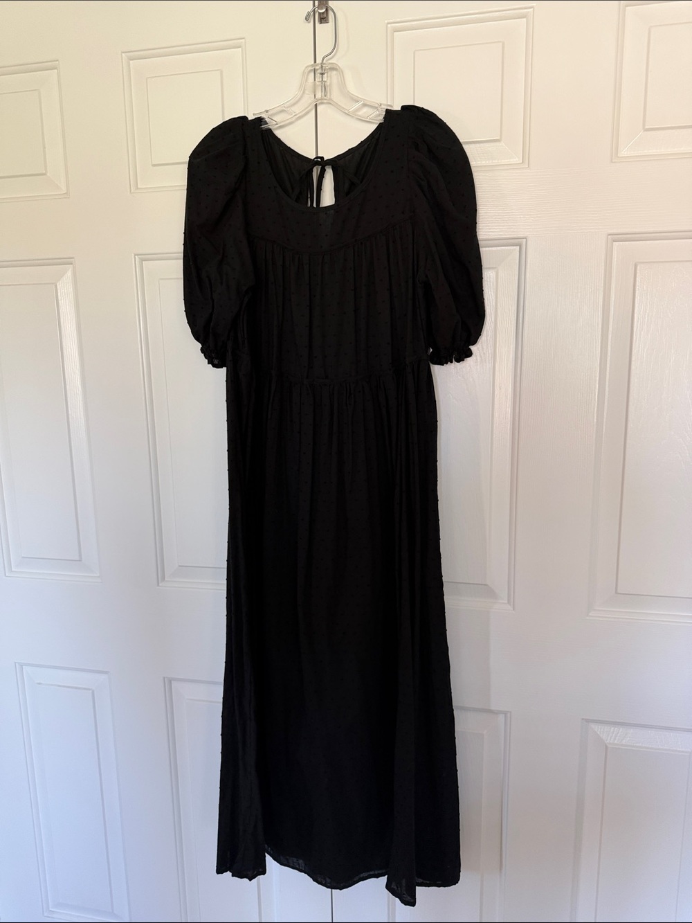 Natalie Martin Balloon Sleeve Maxi Dress     (Never been worn)
